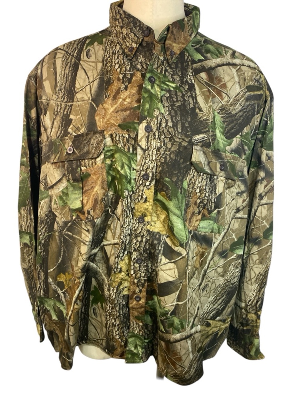 Walls (NWOT) Realtree Hardwood Camo Long Sleeve BU Hunting Shirt Men’s 4XL